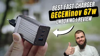 Best Fast Charger of 2023 I GECENinov 67W/65W GaN Charger I USB C I 3 Ports I Unboxing & Review