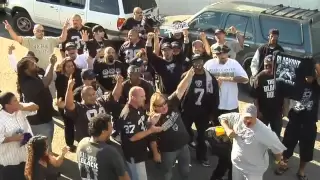 Chargers fans invade Raider Nation!!