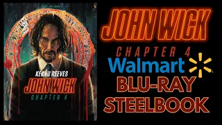 John Wick Chapter 4 Walmart Exclusive Blu-ray Steelbook