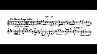 Kuchler Concertino op15 II Siciliano Larghetto (Violin Play along)