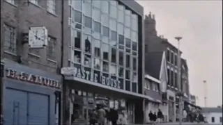 Old Newcastle Under Lyme 1960's film footage.