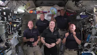 New Year's Eve in Orbit - thanks to NASA!