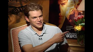 Rewind: Matt Damon 1999 interview "The Talented Mr. Ripley" -on adjusting to fame, 1st time VIP, etc