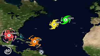 2031 Hypothetical Hurricane Season animation