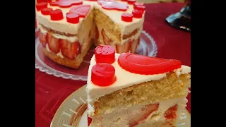 Торт Фрезье (Fraisier)  / Клубничный торт / Տորթ Ֆրեզյե