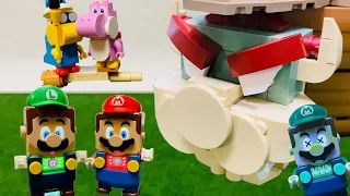 Can Lego Mario and Luigi save Pink Yoshi before time runs out?