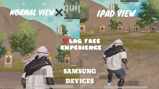 PUBG MOBILE //How to get ipad view in Samsung devices