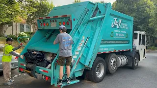 Trent Getting it Done on a CCC Pak Mor Rear Loader Garbage Truck