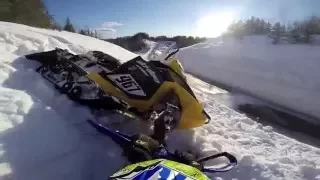 Ski-doo 600rs in deep snow