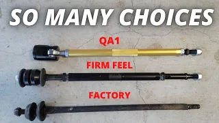 Comparing the Classic Mopar Strut Rod Options; Stock, QA1 and Firm Feel