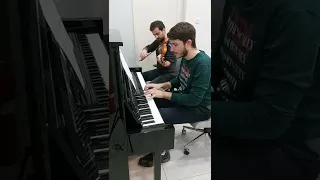 Waltz No:2 Shostakovich piano violin cover