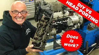 LOW BUCK, DIY HOME PORTING 3800 L67 CYLINDER HEADS-DOES IT WORK? I TRIED HEAD  PORTING-DID IT WORK?