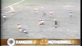 1994 (March 5) Rangers Glasgow 2 -Motherwell 1 (Scottish Premier League)