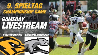 Krefeld Ravens vs. Wuppertal Greyhounds // Championship Game // American Football-Oberliga NRW