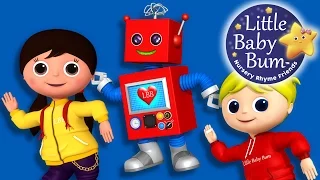 Robot Song | Nursery Rhymes for Babies by LittleBabyBum - ABCs and 123s