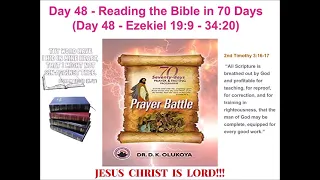 Day 48 Reading the Bible in 70 Days - 70 Seventy Days Prayer and Fasting Programme 2022 Edition