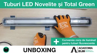 💡 Unboxing tuburi LED 💡 BONUS Conversie corp de iluminat pentru utilizarea cu tuburi LED