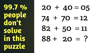 Genius people only solve this problem mathematics puzzle | Maths Question | Maths puzzle additional