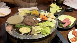 vlog | A trip to Fukuoka that turned into a mukbang..🍜Japanese ramen, omakase, charcoal grill etc..