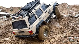 Axial SCX10 III Jeep Cherokee XJ Off-road & Muddy hill Climbing 4X4 RC Car No.19