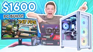 Insane $1600 Gaming PC Build 2021/2022! [Full RX 6800XT Build Guide w/ Benchmarks!]
