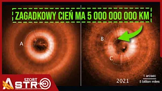 Hubble wykrył dziwny cień na dysku wokół gwiazdy - AstroSzort