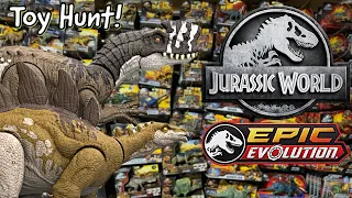 Jurassic World Toy Hunt! New Epic Evolution Danger packs + Super Clearance!