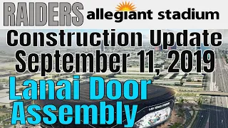 Las Vegas Raiders Allegiant Stadium Construction Update 09 11 2019