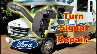 🚗 How to Replace the Turn Signal Switch on a Ford E-350 Mini Winnie