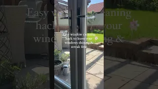 Easy window cleaning hack #shortsvideo #shorts #homehacks #cleaninghack #cleaninghacks #cleanwithme