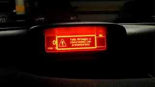 Fallo de Airbags o cinturones con pretensores Peugeot o Citroen