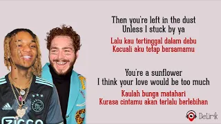 Sunflower - Post Malone, Swae Lee (Lirik Lagu Terjemahan)