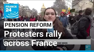 Protesters rally across France as Macron's pension overhaul nears finale • FRANCE 24 English