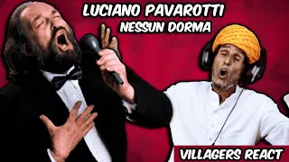 Villagers React To Luciano Pavarotti Nessun Dorma ! Tribal People Hearing To Luciano Pavarotti Opera