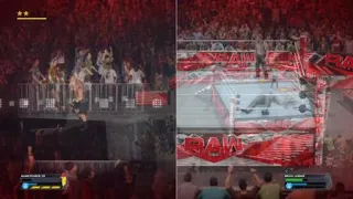 WWE 2K23 Brock Lesnar attacks Adam Pearce
