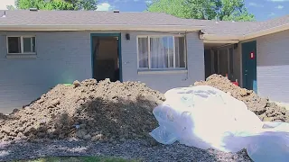 Construction at Denver apartment complex leaves residents in tough situation