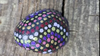 Small, Dotted, Painted Stone