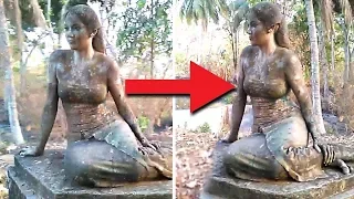 10 Scary Statues Caught Moving on Camera!