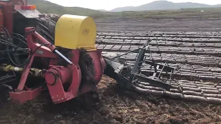 Fiat 110 90 turf cutting inishowen Donegal