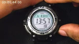 How to Set Watch, Alarm, World Time, Etc. on Casio SGW-100