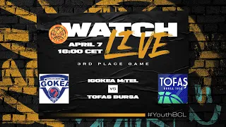 3RD PLACE GAME : Igokea m:tel v Tofas Bursa | Full Basketball Game | #YouthBCL 2024