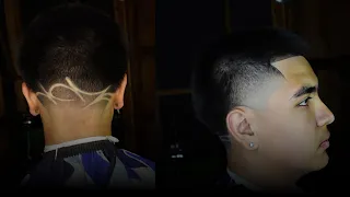 High Taper buzz cut tutorial (with freestyle design)