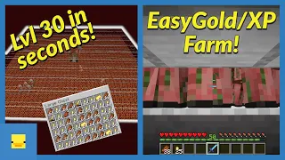 A Simple Gold and XP Farm for Minecraft 1.18! Get tons of gold and XP FAST!