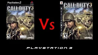 Call of Duty 3 (PS2 Version) Vs Call of Duty 3 (PS3 Version) - PS3 CECHA01