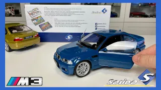 1:18 BMW M3 E46 Coupe (Laguna Seca Blue) - Solido [Unboxing]