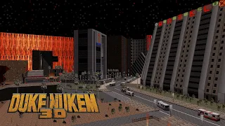 Shrapnel City 2096: Trapped In The Future! | 100% Secrets | Duke Nukem 3D map