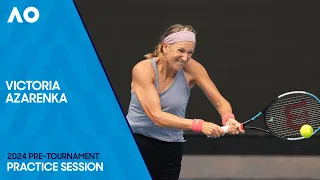 Victoria Azarenka Practice Session | Australian Open 2024