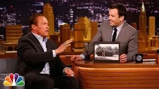 Arnold Schwarzenegger Crushes Things with Tanks