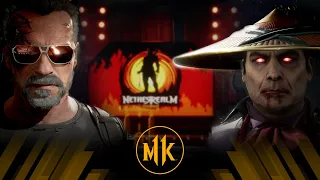 Mortal Kombat 11 - The Terminator Vs Vampire Raiden (Very Hard)