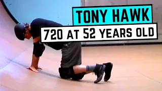 Tony Hawk lands 720 at 52 years old! (original video)